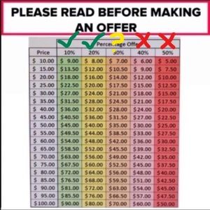 PLEASE NO LOW BALL OFFERS